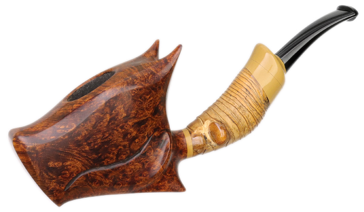 Wandi Riyadi Smooth Naga with Bamboo | 10th Annual Global Pipe Making Exposition | Daily Reader