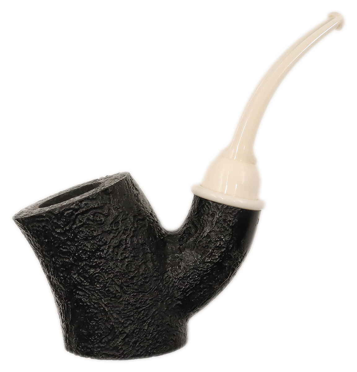 BriarWorks Neptune Dark Sandblasted Cherrywood (Unsmoked) Tobacco Pipe| The Estate Matchmaker Season 2 | Daily Reader