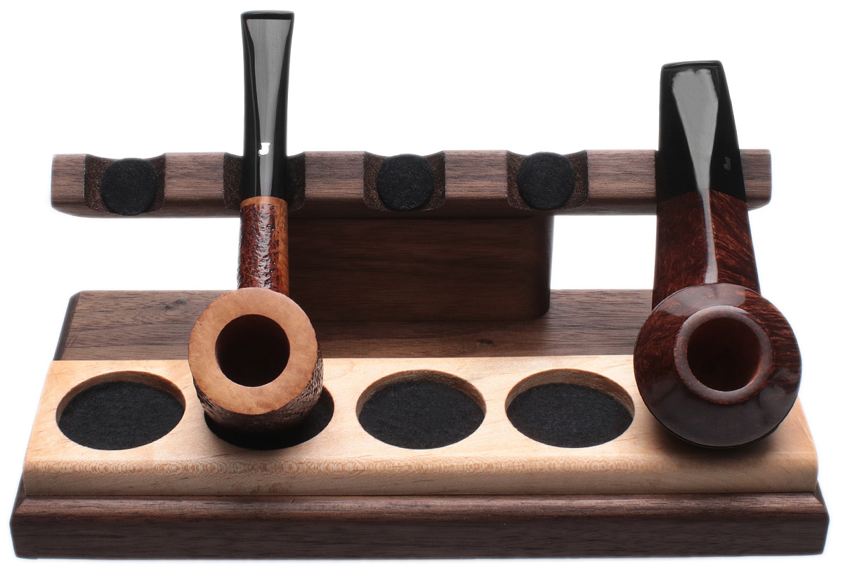 Stands & Pouches Neal Yarm 5 Pipe Stand Tilt Head  Walnut/Maple
