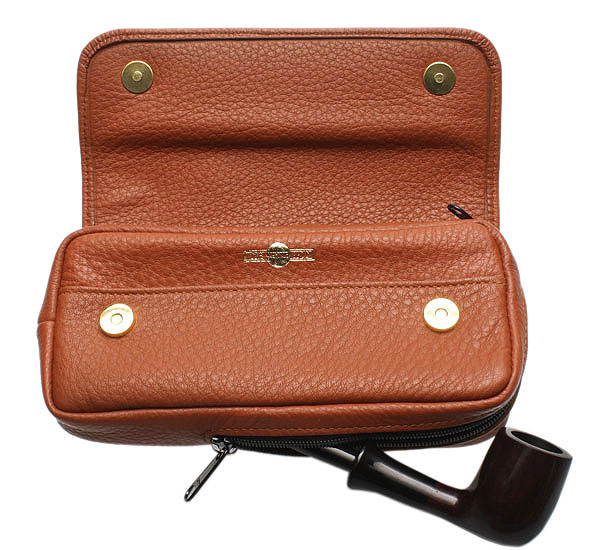 Stands & Pouches Dunhill 1-Pipe Flap Companion Terracotta