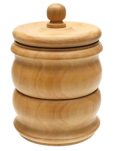 Three Pipe Stand with Tobacco Jar
