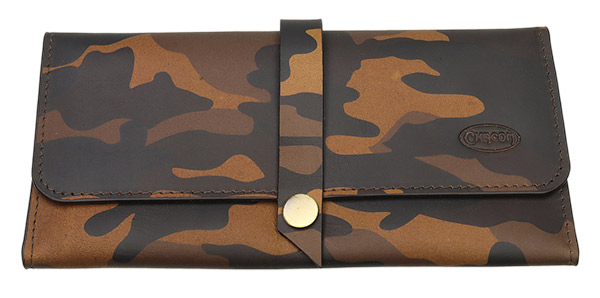 Stands & Pouches Chacom Leather Roll Up Pouch - Camouflage