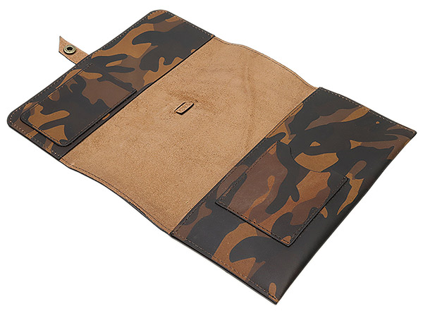 Stands & Pouches Chacom Leather Roll Up Pouch - Camouflage