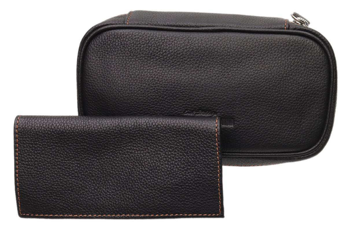 Stands & Pouches Erik Stokkebye 4th Generation 2 Pipe Combo Pouch - Kenzo Black