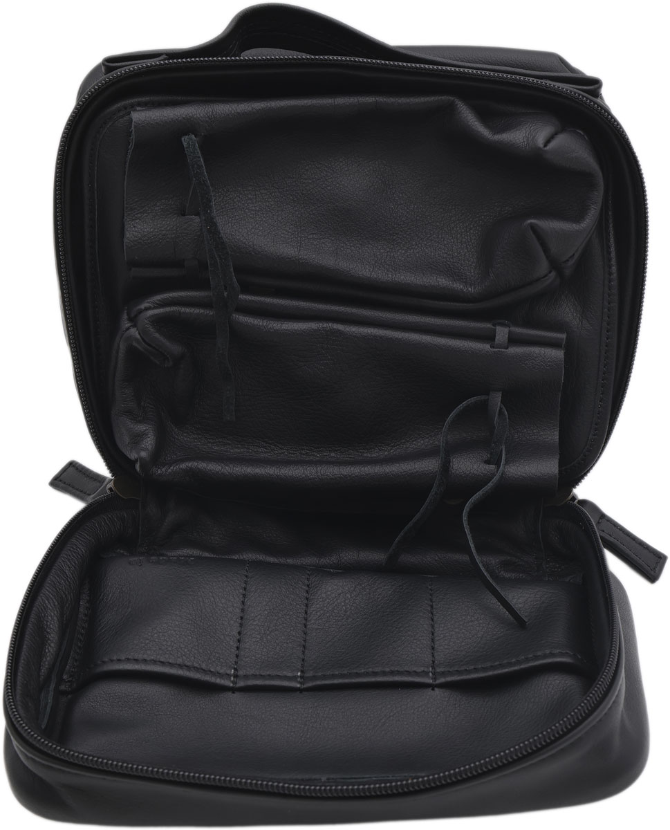 Stands & Pouches Claudio Albieri 4 Pipe Case - Cube Black