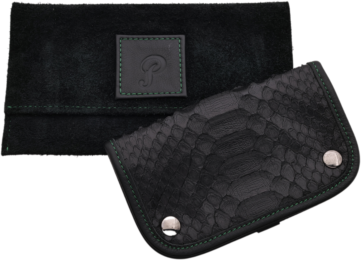 Tobacco Pouch Python Leather - Claudio Albieri