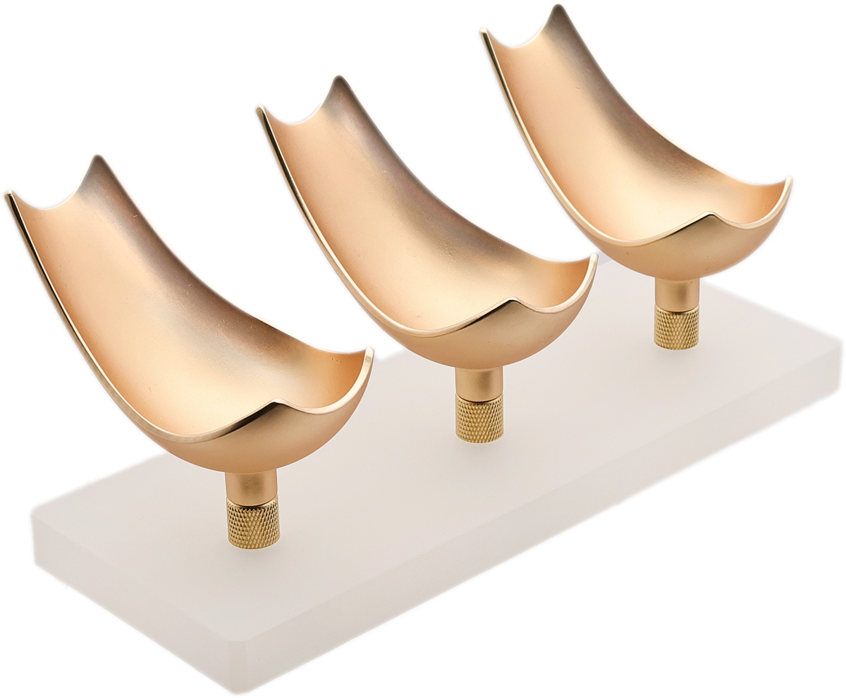 Stands & Pouches 8deco Pipe Stand - 3 Pipe Gold