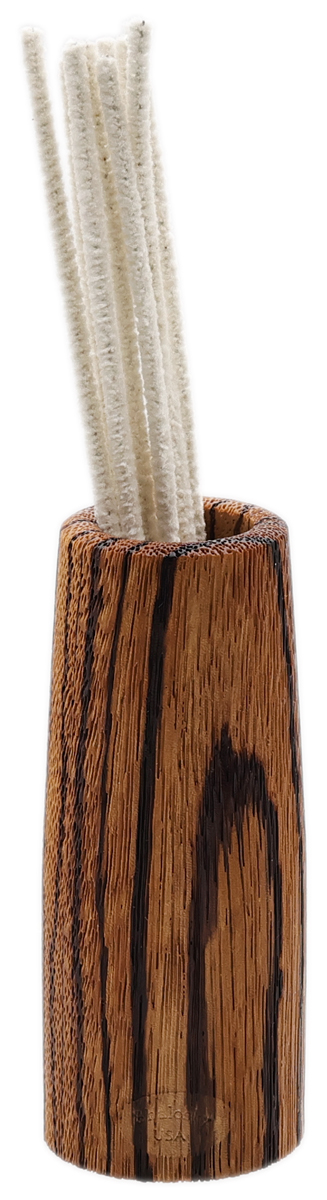 Stands & Pouches Bill Shalosky Pipe Cleaners Holder - Zebrawood