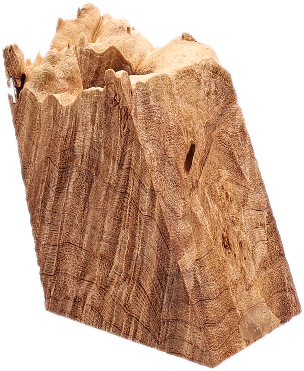 Stands & Pouches Bill Shalosky Pipe Cleaners Holder - Big Leaf Maple Burl