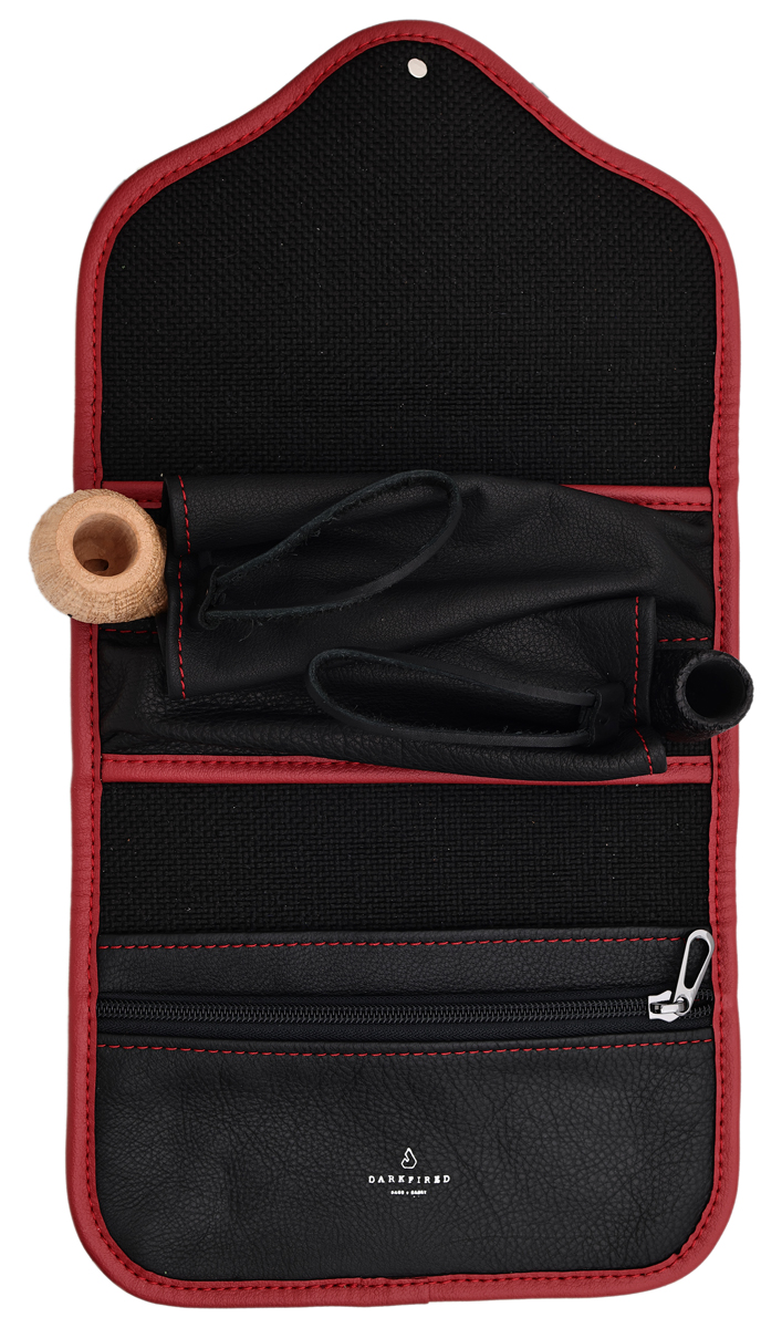 Dark Fired Leather Accessories | Daily Reader