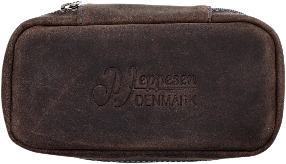 Stands & Pouches Neerup Leather 1 Pipe Pouch Grey