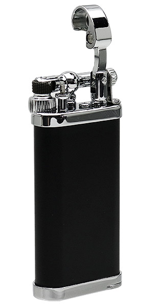 Lighters IM Corona Pipe Lighter - Old Boy Black and Chrome