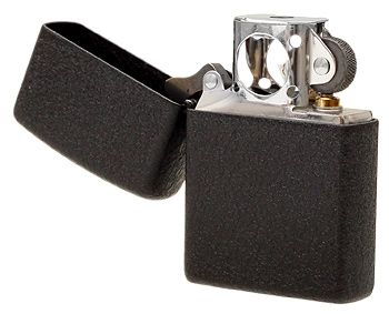 Lighters Zippo Pipe Lighter - Black Crackle