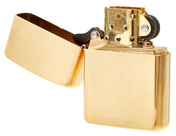 Lighters Zippo Lighter - Armor Brushed Brass