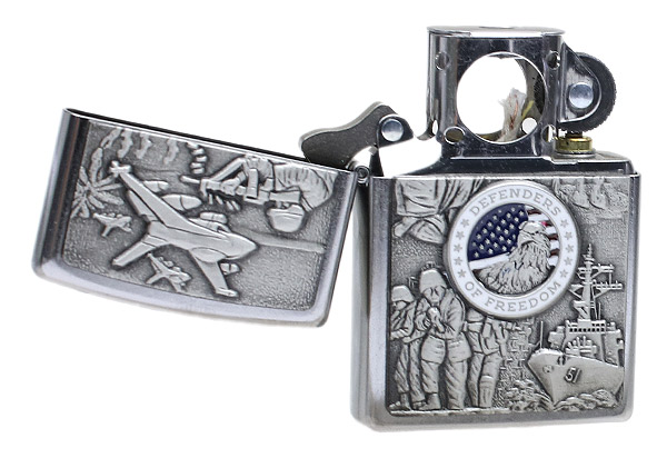Lighters Zippo Pipe Lighter - Joint Forces Street Chrome