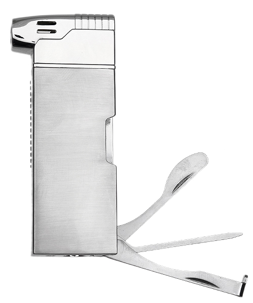 Lighters John Aylesbury Chrome Pipe Lighter