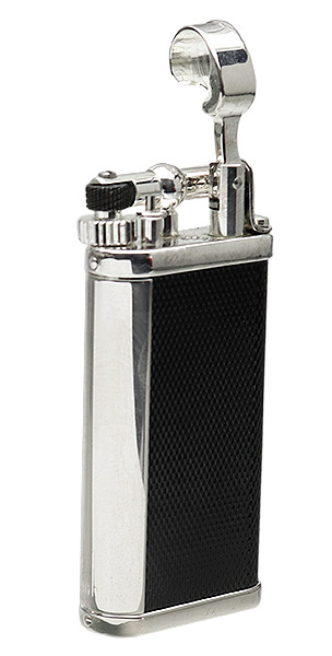 Lighters Dunhill Unique Barley Black & Silver Plate