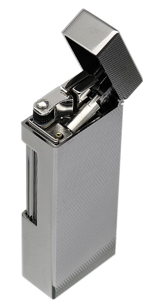 Lighters Dunhill Rollagas Barley Ruthenium Plate