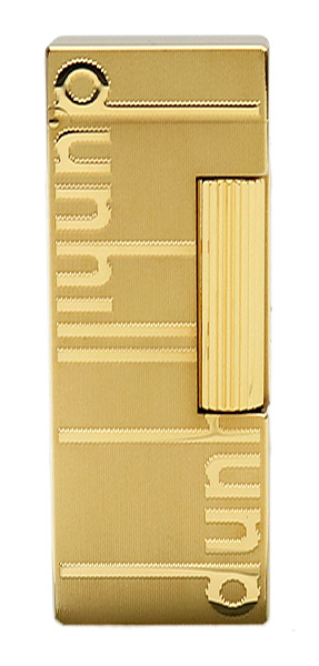 Lighters Dunhill Rollagas Signature Gold Plate