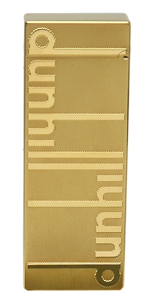 Lighters Dunhill Rollagas Signature Gold Plate