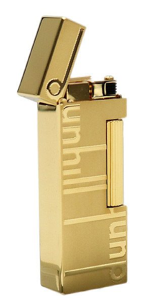 Lighters Dunhill Rollagas Signature Gold Plate