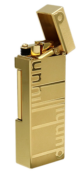 Lighters Dunhill Rollagas Signature Gold Plate