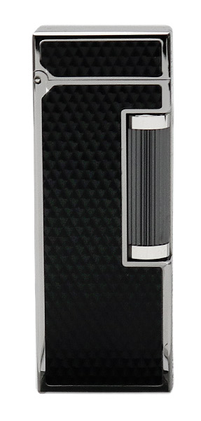 Lighters Dunhill Rollagas Diamond Pattern Black Resin