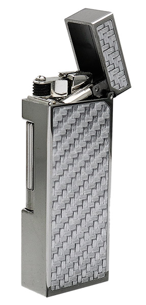Lighters Dunhill Rollagas Texalium Ruthenium Plate