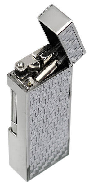 Lighters Dunhill Rollagas Texalium Ruthenium Plate