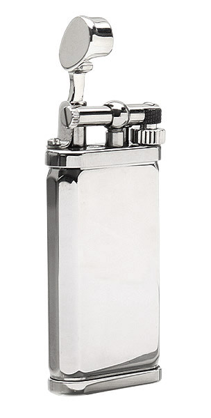 Lighters Dunhill Unique Octagonal Silver Plate