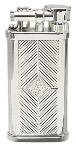 Lighters Dunhill Unique ADChevron Ruthenium Plate