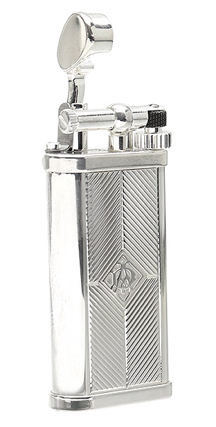Lighters Dunhill Unique ADChevron Ruthenium Plate