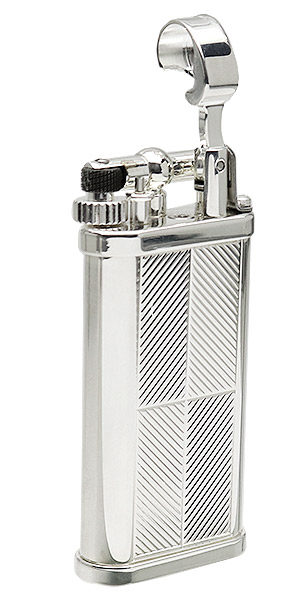Lighters Dunhill Unique ADChevron Ruthenium Plate