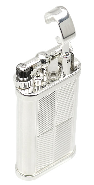 Lighters Dunhill Unique ADChevron Ruthenium Plate