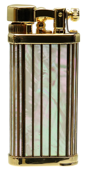 Lighters IM Corona Old Boy 2018 Lighter of the Year Gold Plated Mother of Pearl Inlay