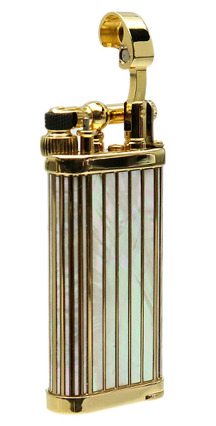 Lighters IM Corona Old Boy 2018 Lighter of the Year Gold Plated Mother of Pearl Inlay
