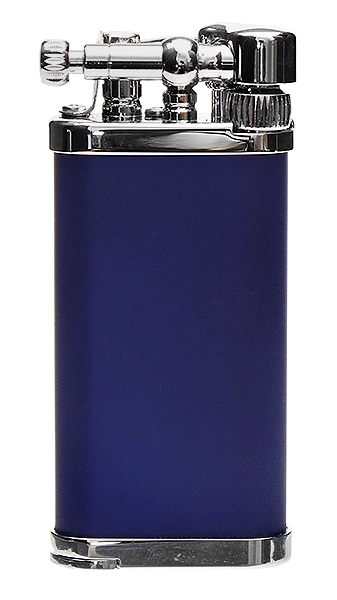 Lighters IM Corona Pipe Lighter - Old Boy Blue and Chrome
