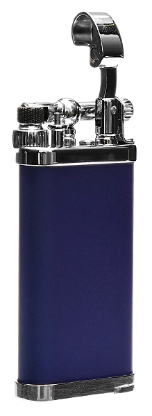 Lighters IM Corona Pipe Lighter - Old Boy Blue and Chrome