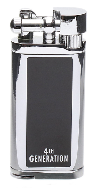 Lighters Erik Stokkebye 4th Generation Soft Flame Pipe Lighter Black