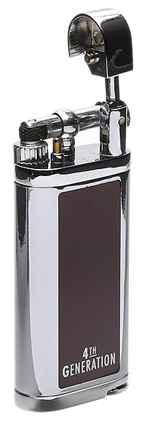 Lighters Erik Stokkebye 4th Generation Soft Flame Pipe Lighter Brown