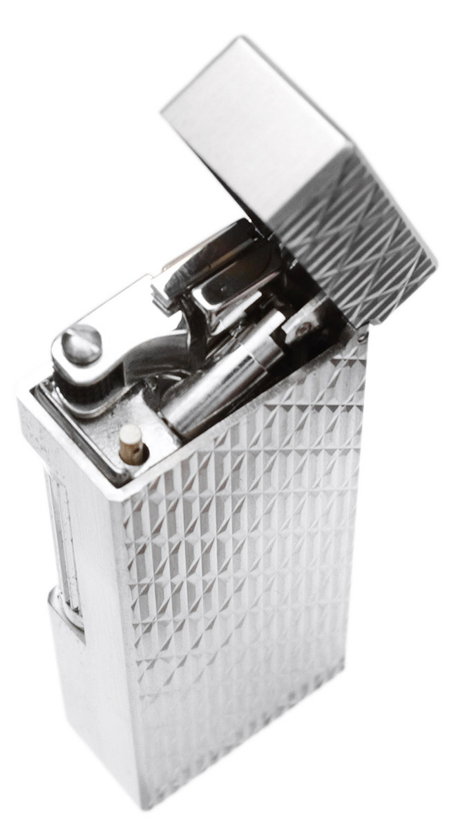 Lighters Dunhill Rollagas Palladium Plate Modernist