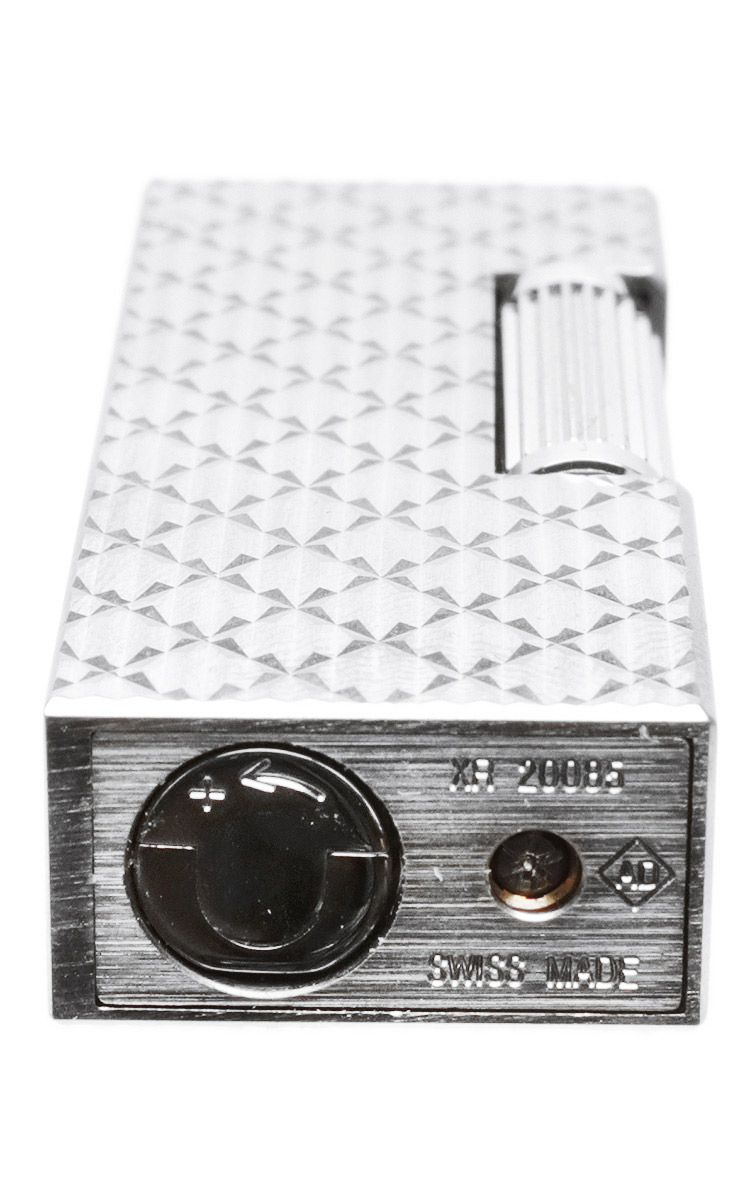 Lighters Dunhill Rollagas Palladium Plate Modernist