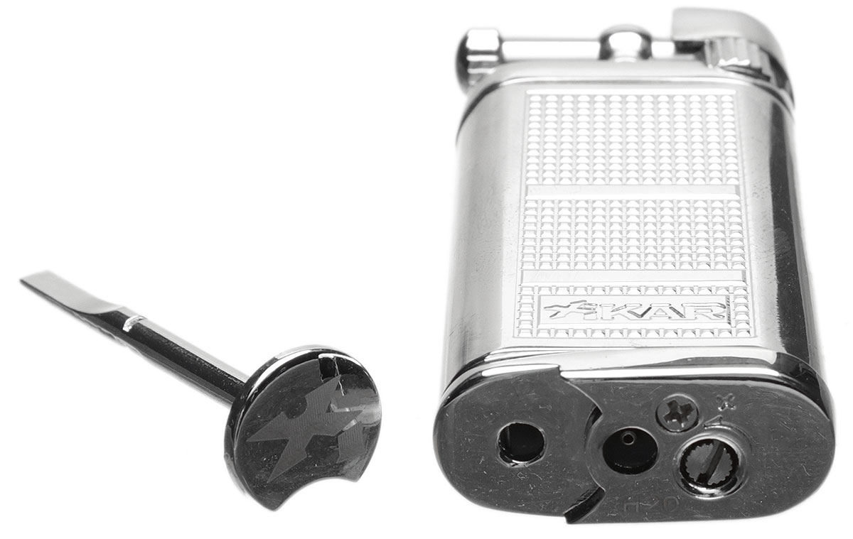 Lighters Xikar Pipe Lighter - Pipeline Chrome Plated