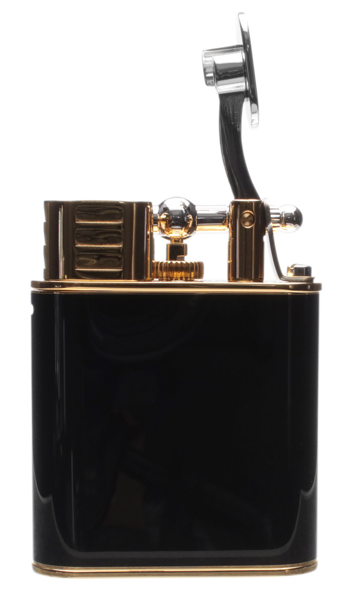 Lighters Dunhill Cigar Lighter - Unique Turbo Black Palladium & Gold Plate