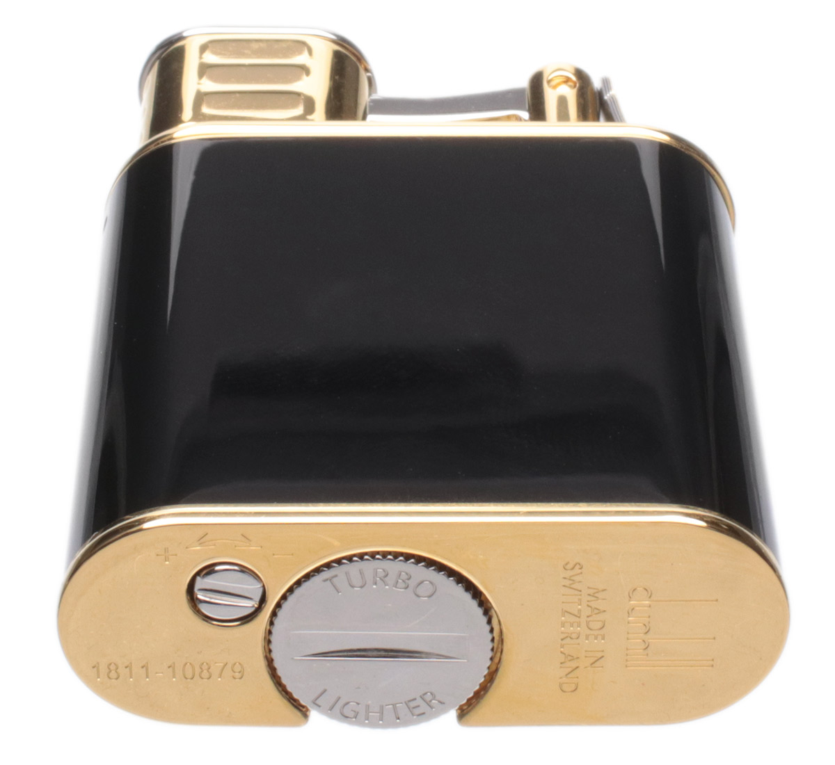 Lighters Dunhill Cigar Lighter - Unique Turbo Black Palladium & Gold Plate