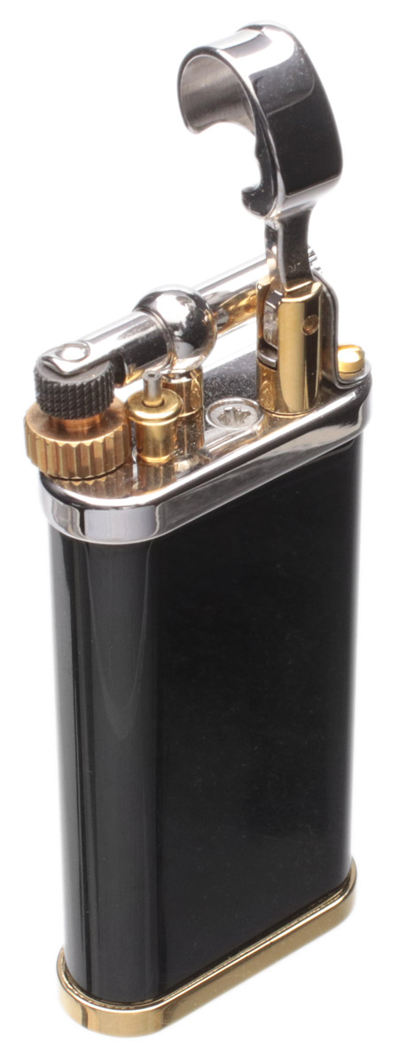 Lighters Dunhill Pipe Lighter - Unique Black Paladium & Gold Plate