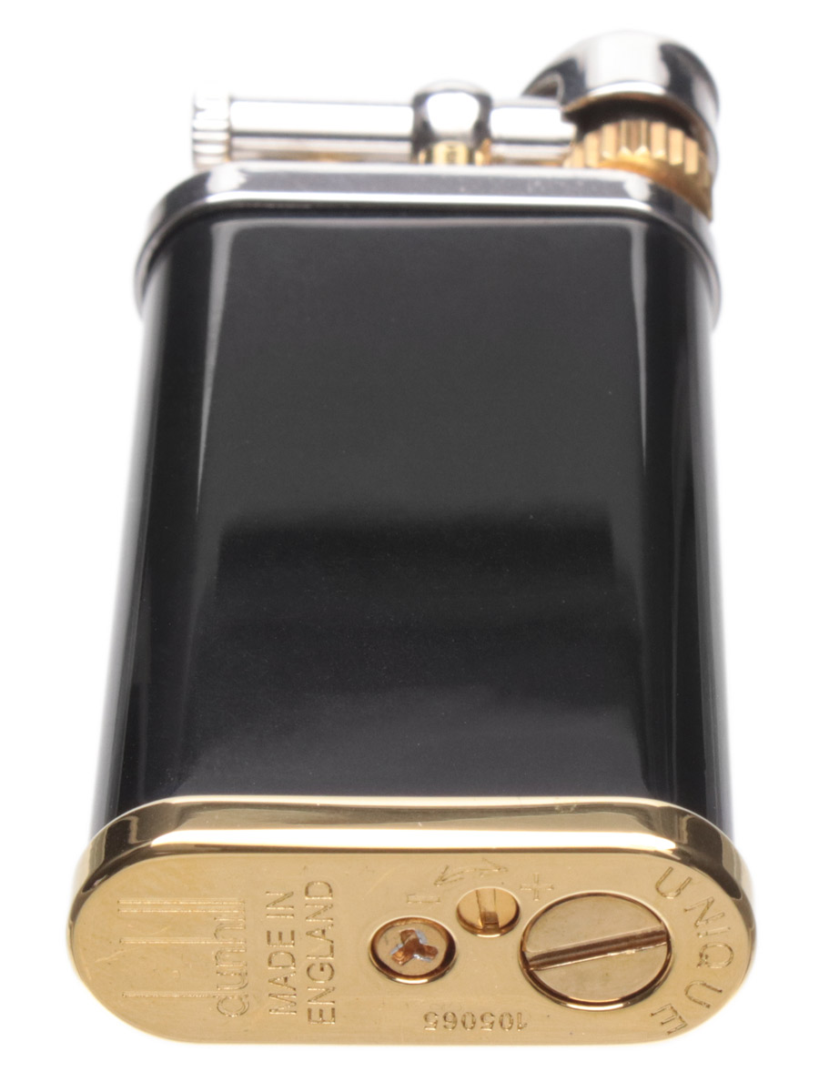 Lighters Dunhill Pipe Lighter - Unique Black Paladium & Gold Plate
