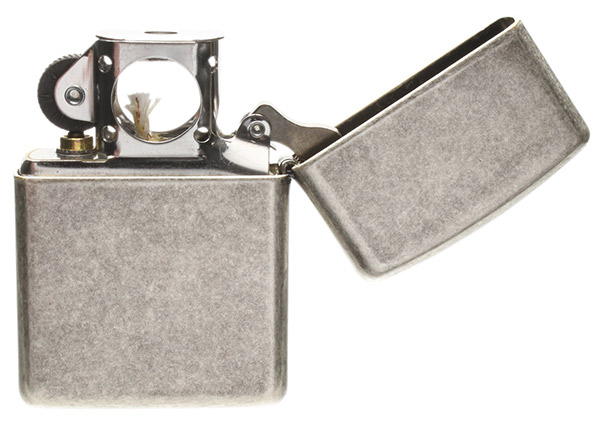 Lighters Zippo Pipe Lighter - Armor Antique Silver Plate