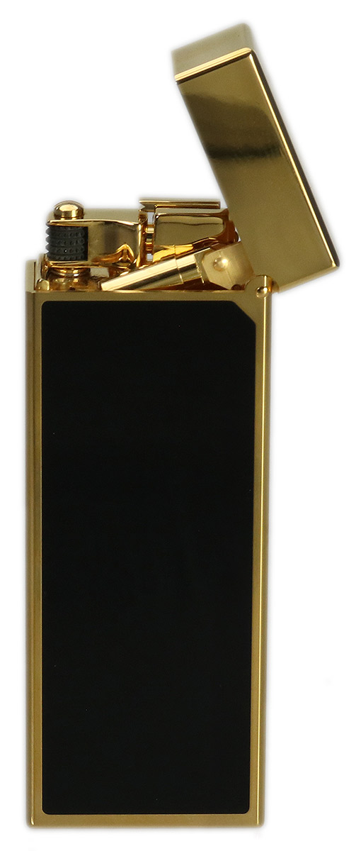 Lighters Dunhill Pipe Lighter - Rollagas Black Lacquer Hallmark
