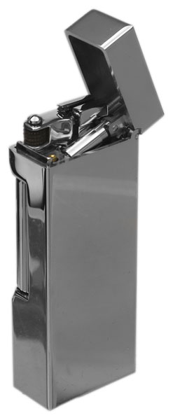 Lighters DO NOT USE DEAD SKU Dunhill Cigar Lighter - Rollagas Facet Bulldog Palladium Plate